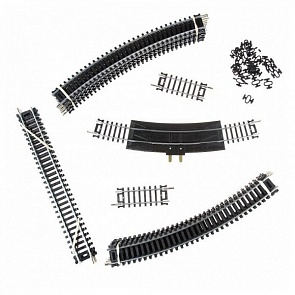 Mehano. Набор рельс №5 с опорами и мостом (Mehano, F105)